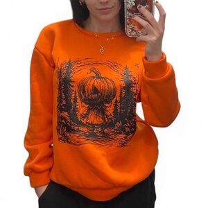 Orange Pumpkin Sweatshirt